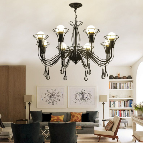 Подвесная Люстра Cast 8 White By Imperiumloft Подвесная Люстра Cast 8 White By Imperiumloft