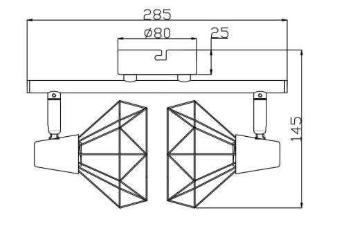 Спот Rivoli Distratto 7004-702 Б0038107 Спот Rivoli Distratto 7004-702 Б0038107