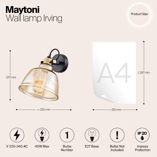 Спот Maytoni Irving T163-01-R Спот Maytoni Irving T163-01-R