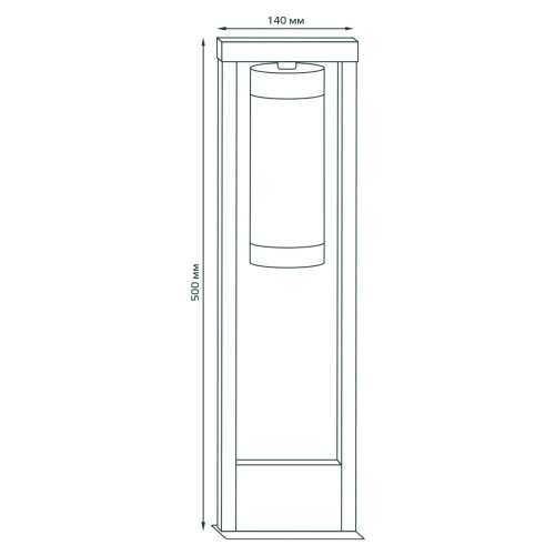 Уличный светильник Gauss Aura GD019