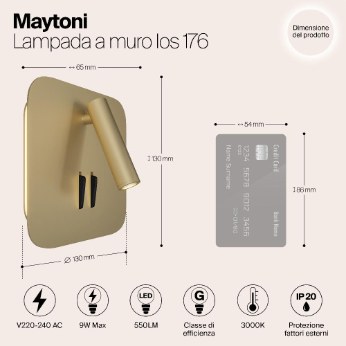 Светодиодный спот Maytoni Ios 176 C175-WL-01-6W-MG