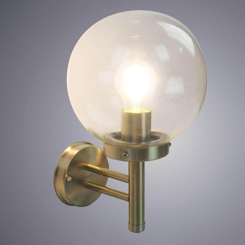 Уличный настенный светильник Arte Lamp Gazebo A8365AL-1SS Уличный настенный светильник Arte Lamp Gazebo A8365AL-1SS