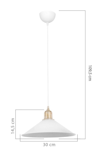 Подвесной светильник Toplight Delilah TL1606H-01WH Подвесной светильник Toplight Delilah TL1606H-01WH