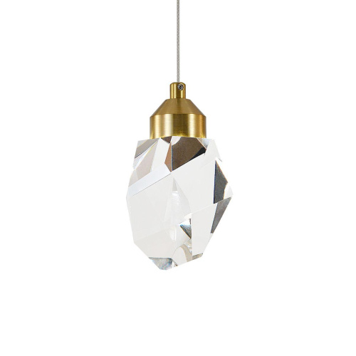 Подвесной светодиодный светильник Indigo Crystal 12053/1P Brass V000132L Подвесной светодиодный светильник Indigo Crystal 12053/1P Brass V000132L