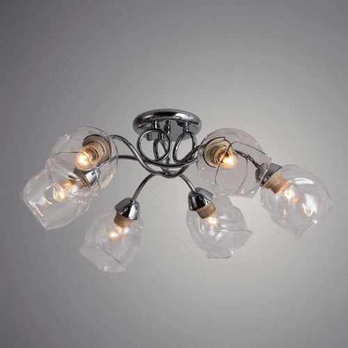 Потолочная люстра Arte Lamp Riccio A7757PL-6CC Потолочная люстра Arte Lamp Riccio A7757PL-6CC