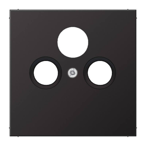 Накладка TV-SAT-FM розетки Jung LS 990 dark AL2990SATD Накладка TV-SAT-FM розетки Jung LS 990 dark AL2990SATD