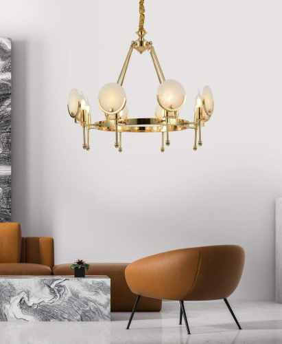 Подвесная люстра Lumina Deco Montego LDP 8010-8 F.GD Подвесная люстра Lumina Deco Montego LDP 8010-8 F.GD