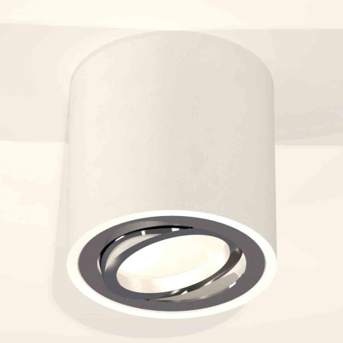 Комплект накладного светильника Ambrella light Techno Spot XS7531003 SWH/PSL белый песок/серебро полированное (C7531, N7003) Комплект накладного светильника Ambrella light Techno Spot XS7531003 SWH/PSL белый песок/серебро полированное (C7531, N7003)