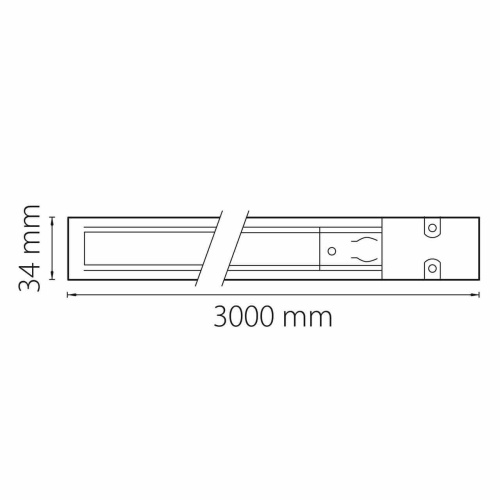Шинопровод трехфазный Lightstar Barra 504035 Шинопровод трехфазный Lightstar Barra 504035