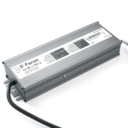 Блок питания Feron LB500 24V 150W IP67 6,25A 25989 Блок питания Feron LB500 24V 150W IP67 6,25A 25989