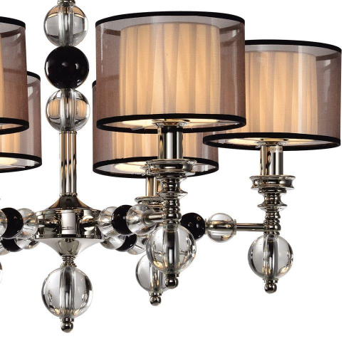 Подвесная люстра Lumien Hall Монелья LH1054/6H-NK-WT Подвесная люстра Lumien Hall Монелья LH1054/6H-NK-WT