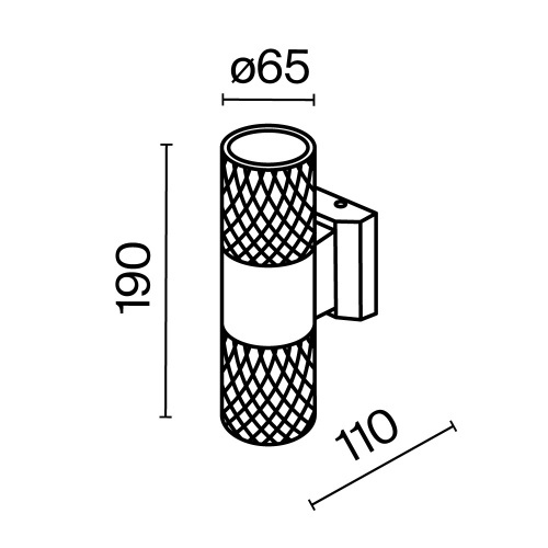 Настенный светильник (бра) Outdoor O583WL-02W Настенный светильник (бра) Outdoor O583WL-02W