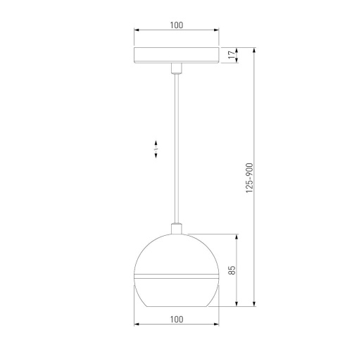 Подвесной светодиодный светильник Elektrostandard DLS023 9W 4200K черный/золото a047804 Подвесной светодиодный светильник Elektrostandard DLS023 9W 4200K черный/золото a047804