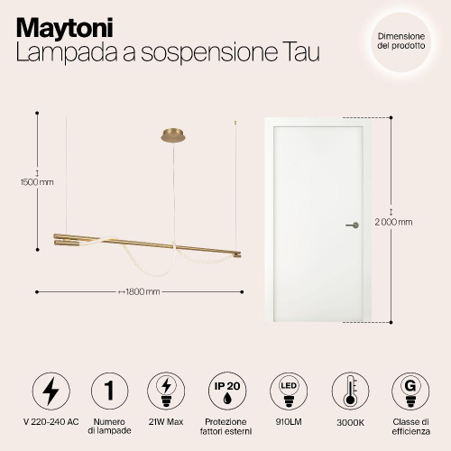 Подвесной светильник Maytoni MOD166PL-L20G3K Подвесной светильник Maytoni MOD166PL-L20G3K