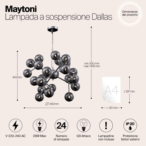 Подвесной светильник Maytoni MOD545PL-24G Подвесной светильник Maytoni MOD545PL-24G