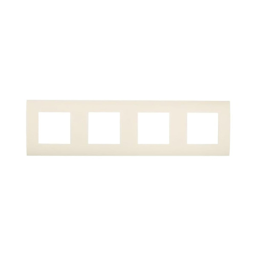 Рамка LK Studio 4-постовая (бежевый) LK45 854401-1 Рамка LK Studio 4-постовая (бежевый) LK45 854401-1