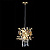 Подвесная люстра Crystal Lux Romeo SP2 Gold D250