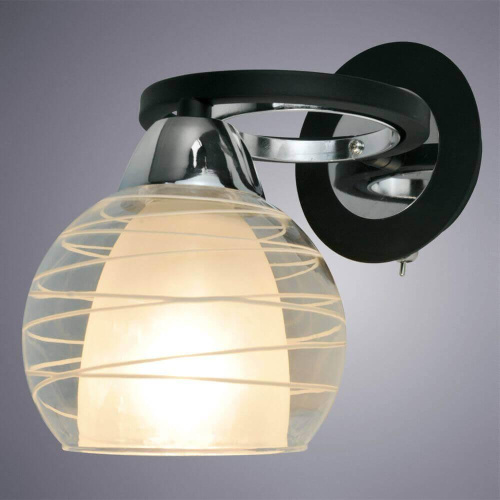Бра Arte Lamp Ginevra A1604AP-1BK Бра Arte Lamp Ginevra A1604AP-1BK