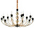 Подвесная люстра Ideal Lux Vanity SP15 206639 Подвесная люстра Ideal Lux Vanity SP15 206639