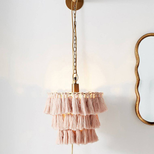 Подвесной Светильник Tassel Wall Бежевый By Imperiumloft