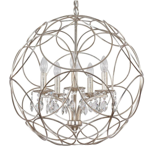 Подвесная люстра Crystal Lux Aria SP5 Silver Подвесная люстра Crystal Lux Aria SP5 Silver