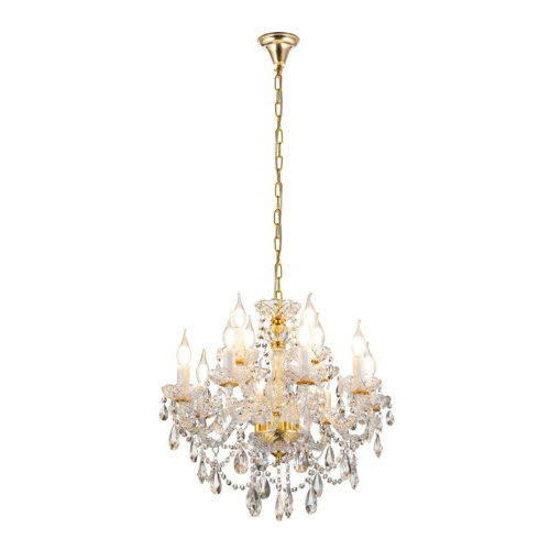 Подвесная люстра Lumina Deco Eliza LDP 7026-8+4 SL+GD Подвесная люстра Lumina Deco Eliza LDP 7026-8+4 SL+GD