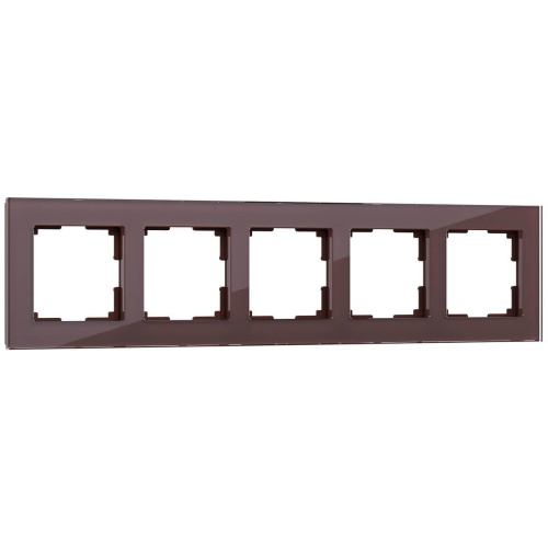 Рамка Werkel Favorit на 5 постов мокко WL01-Frame-05 4690389063787 Рамка Werkel Favorit на 5 постов мокко WL01-Frame-05 4690389063787