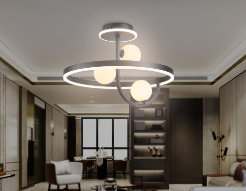 Потолочная светодиодная люстра Ambrella light Comfort LineTech FL66263 Потолочная светодиодная люстра Ambrella light Comfort LineTech FL66263