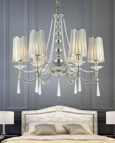 Подвесная люстра Lumina Deco Fabione LDP 1200-6 CHR Подвесная люстра Lumina Deco Fabione LDP 1200-6 CHR