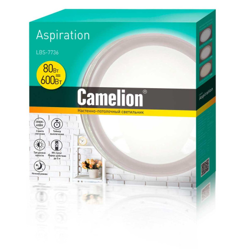 Настенно-потолочный светильник Camelion LBS-7736 14530
