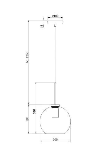Подвесной светильник Freya Bravis FR8002PL-01B Подвесной светильник Freya Bravis FR8002PL-01B
