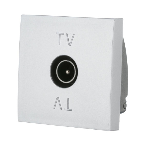 Розетка LK Studio TV оконечная (серебристы йметаллик) LK45 852103-1 Розетка LK Studio TV оконечная (серебристы йметаллик) LK45 852103-1