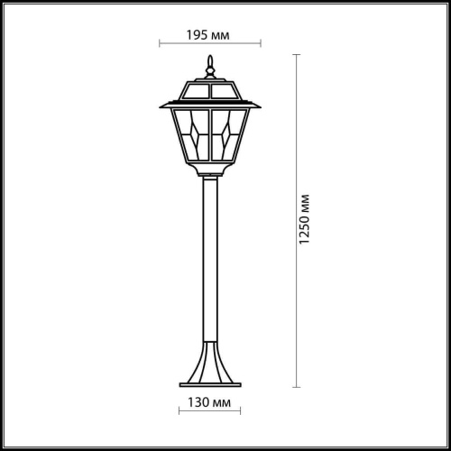 Уличный светильник Odeon Light Outer 2318/1F Уличный светильник Odeon Light Outer 2318/1F