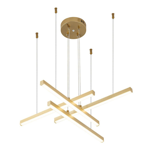 Подвесной светодиодный светильник Indigo Paralleli 14017/4P Gold V000086L Подвесной светодиодный светильник Indigo Paralleli 14017/4P Gold V000086L