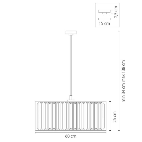 Подвесная люстра Osgona Regolo 713127