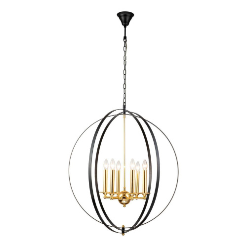 Подвесная люстра iLamp Element 9977-800 GoldBlack Подвесная люстра iLamp Element 9977-800 GoldBlack