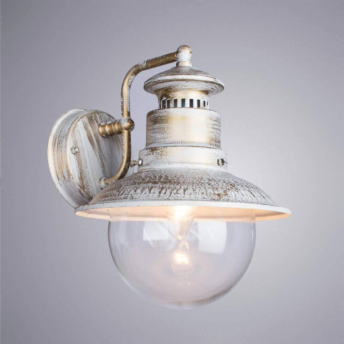 Уличный настенный светильник Arte Lamp Amsterdam A1523AL-1WG Уличный настенный светильник Arte Lamp Amsterdam A1523AL-1WG