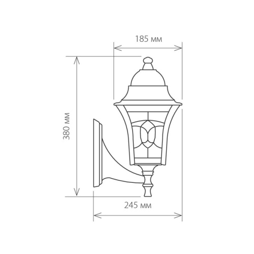 Уличный настенный светильник Elektrostandard Altair a024999 Уличный настенный светильник Elektrostandard Altair a024999