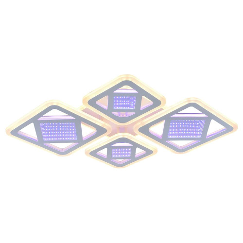 Потолочная светодиодная люстра Profit Light 8012/2+2 WHT