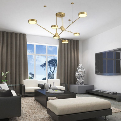 Подвесная Люстра Technum Led Gold By Imperiumloft Подвесная Люстра Technum Led Gold By Imperiumloft