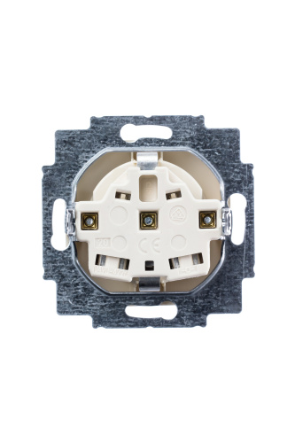 Розетка ABB Basic55 Schuko с/з 16A 250V безвинтовой зажим слоновая кость 2CKA002011A3857 Розетка ABB Basic55 Schuko с/з 16A 250V безвинтовой зажим слоновая кость 2CKA002011A3857
