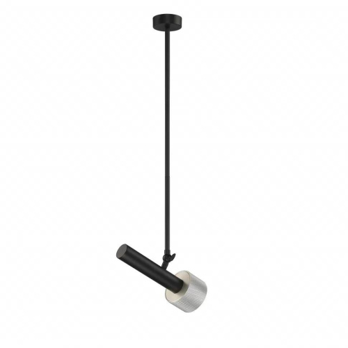 Подвесной светильник iLedex Delta 2361-1 BK+SL Подвесной светильник iLedex Delta 2361-1 BK+SL