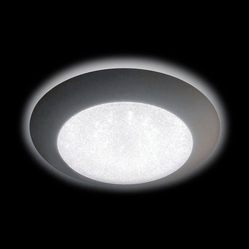 Потолочный светодиодный светильник Ambrella light Orbital Crystal Sand FS1250 WH/SD 48W D390 Потолочный светодиодный светильник Ambrella light Orbital Crystal Sand FS1250 WH/SD 48W D390