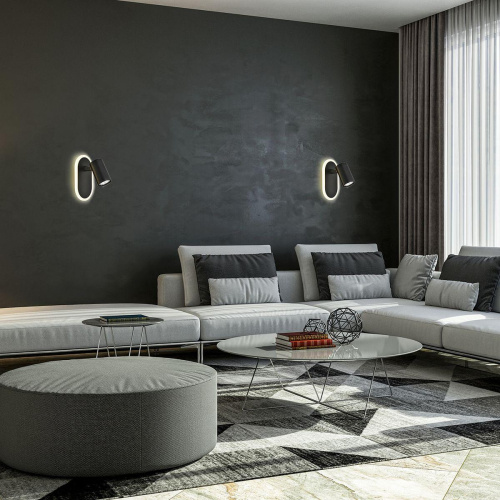 Светодиодный спот Escada Omega 10222/2LED Black Светодиодный спот Escada Omega 10222/2LED Black