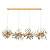 Подвесной светильник Crystal Lux GARDEN SP3х4 L1600 GOLD