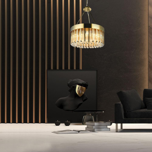 Подвесная люстра Lumien Hall Карре LH3056/9P-GDCG Подвесная люстра Lumien Hall Карре LH3056/9P-GDCG