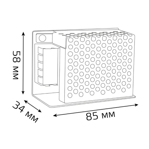 Блок питания Gauss 30W 24V IP20 202002030 Блок питания Gauss 30W 24V IP20 202002030