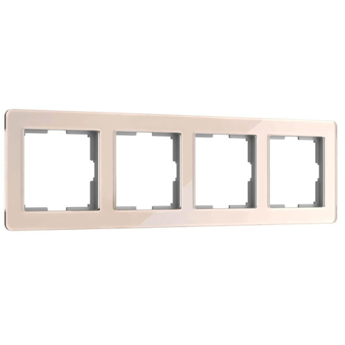 Рамка Werkel Acrylic на 4 поста айвори W0042743 4690389190551 Рамка Werkel Acrylic на 4 поста айвори W0042743 4690389190551