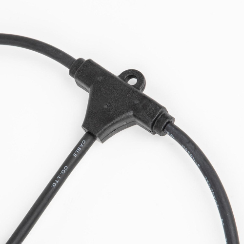 Гирлянда для освещения теплиц 5м+3м Uniel UDL-K230 6/E27/5M IP54 Black Belt-Light Greenhouse UL-00010925 Гирлянда для освещения теплиц 5м+3м Uniel UDL-K230 6/E27/5M IP54 Black Belt-Light Greenhouse UL-00010925