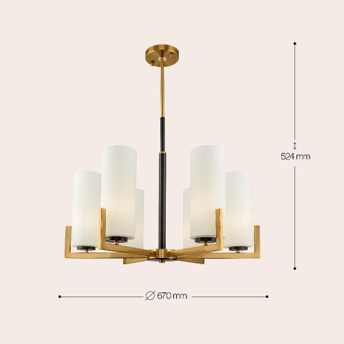 Подвесная люстра Maytoni Fortano MOD089PL-06BS Подвесная люстра Maytoni Fortano MOD089PL-06BS